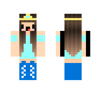 Blue DerpPrincess - Female Minecraft Skins - image 2