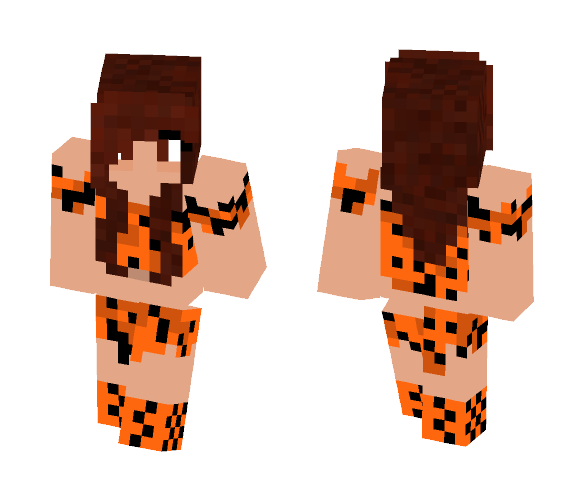 Cave girl - Girl Minecraft Skins - image 1