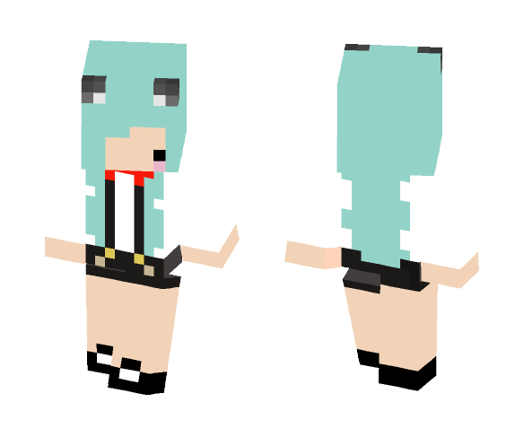 Swaggy Kitty Girl - Girl Minecraft Skins - image 1