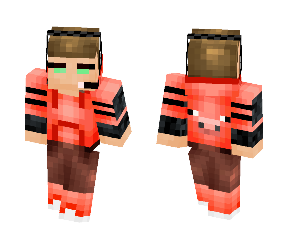 ¥ Pig Gamer ¥ - Male Minecraft Skins - image 1
