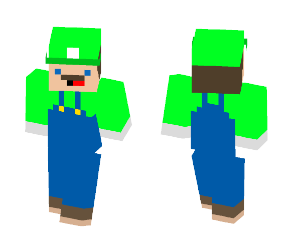 Derpy Luigi - Male Minecraft Skins - image 1
