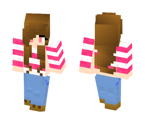 Twin Pink - Female Minecraft Skins - image 1