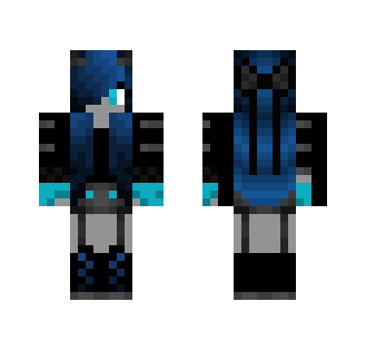 Devil Girl Blue - Girl Minecraft Skins - image 2