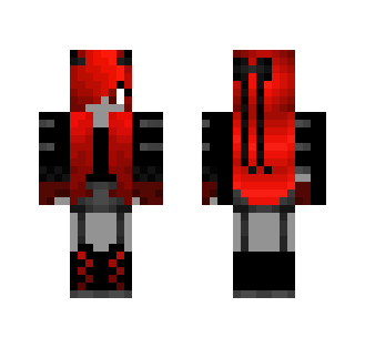 Devil Girl Red - Girl Minecraft Skins - image 2