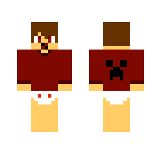 Baby Boy (Red) - Baby Minecraft Skins - image 2