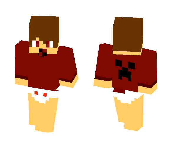 Baby Boy (Red) - Baby Minecraft Skins - image 1