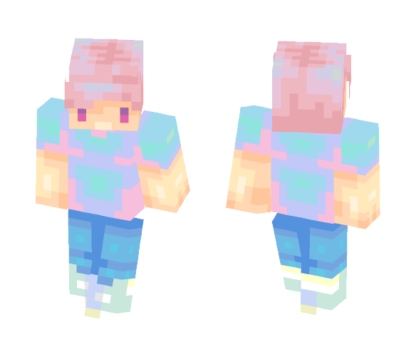 fluorescent ice cream - Male Minecraft Skins - image 1