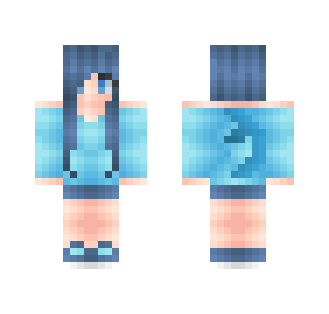 Vaporeon Girl - Girl Minecraft Skins - image 2
