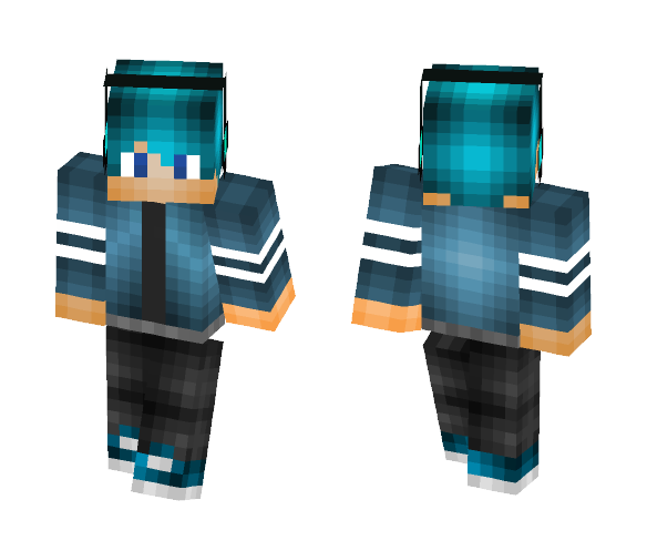 Blue Miner - Male Minecraft Skins - image 1