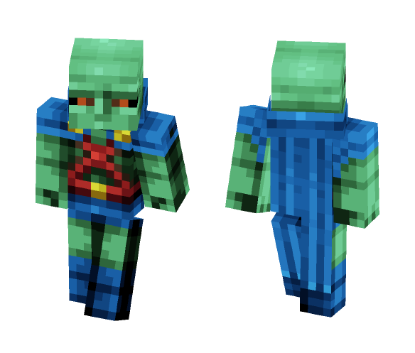 The Martian Manhunter - Justice League - Male Minecraft Skins - image 1