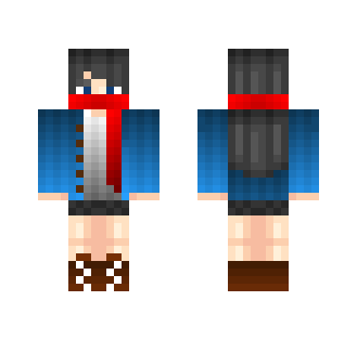 Girl with red scarf - Female Minecraft Skins - image 2