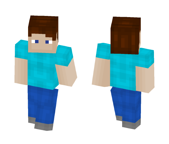 Improved Steve - Male Minecraft Skins - image 1
