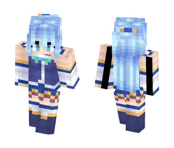 Aqua (アクア) - Female Minecraft Skins - image 1