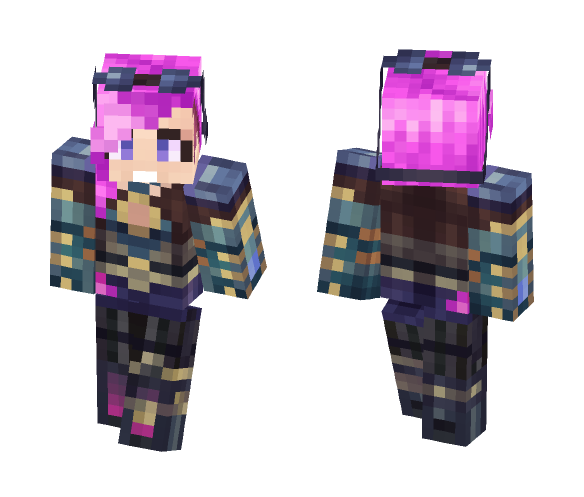[League of Legends] Vi, the Piltover Enforcer - Female Minecraft Skins - image 1