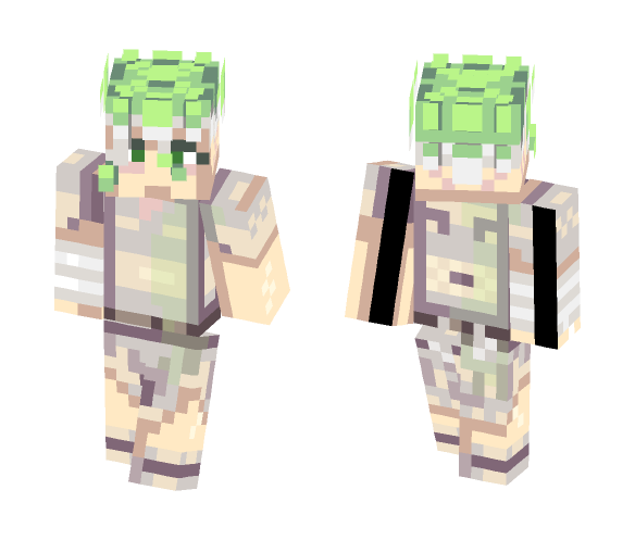 Senku Ishigami [Dr.Stone] - Male Minecraft Skins - image 1