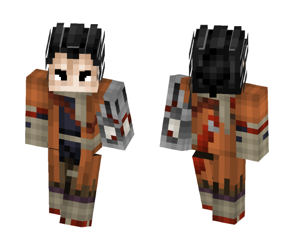 Sekiro Shadows Die Twice / One armed wolf - Male Minecraft Skins - image 1