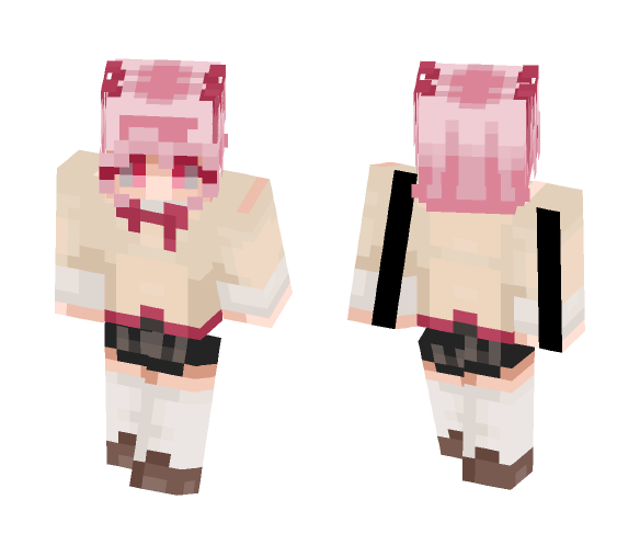 (Uniform Ver.) Madoka Kaname | Puella Magi Madoka Magica - Female Minecraft Skins - image 1
