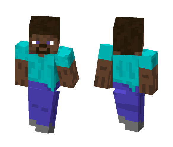 Ebony(black) steve - Male Minecraft Skins - image 1