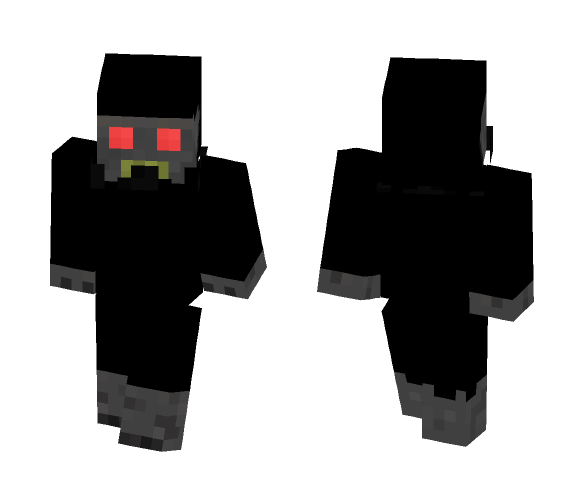 H.U.N.K Resident Evil [Better in Preview][Gas Mask] - Male Minecraft Skins - image 1
