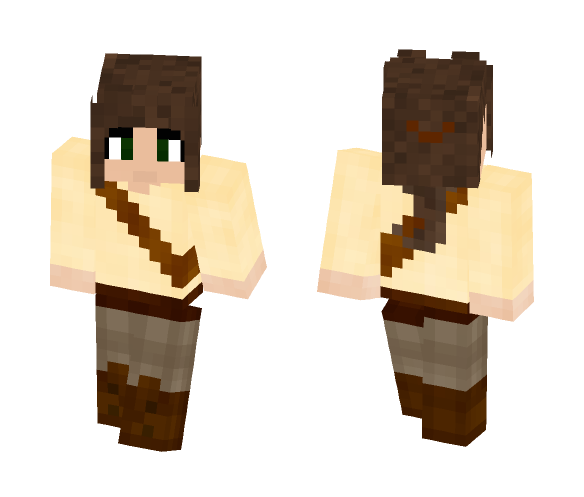 Indiana Joney (Female Indiana Jones) - Female Minecraft Skins - image 1
