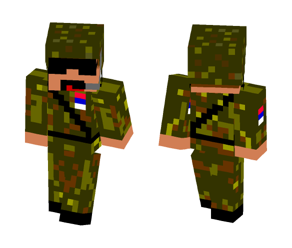 Serbian solider! Serbia! Srbija! - Male Minecraft Skins - image 1