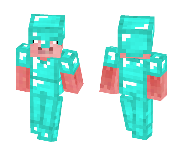 Pig in Diamond Armor - Male Minecraft Skins - image 1