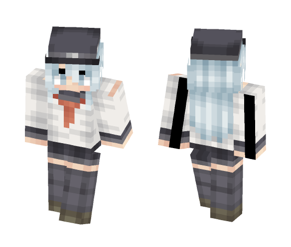 Hibiki (響) - Female Minecraft Skins - image 1