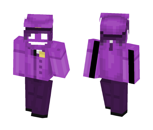 Purple Guy (FNAF) Better in 3D - Male Minecraft Skins - image 1