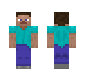 Steve (1.14 Texture Update) - Male Minecraft Skins - image 2