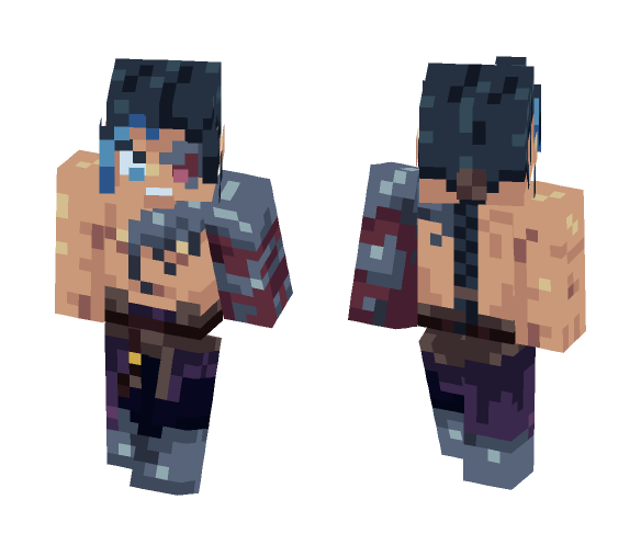 Kayn, the darkin scythe -League Of Legends - Male Minecraft Skins - image 1