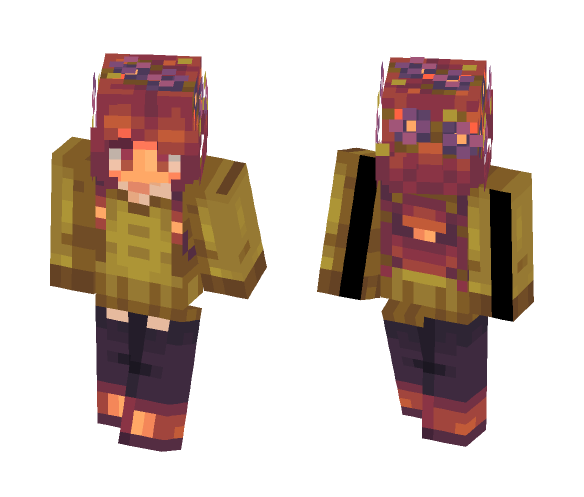 plant life [ oc; saffron ] - Male Minecraft Skins - image 1