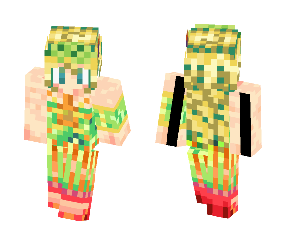 Monster Strike - Yggdrasil - Female Minecraft Skins - image 1