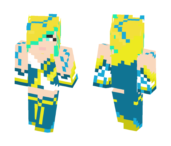 Elementalist Lux - Storm [LoL Ultimate Skin!] - Female Minecraft Skins - image 1