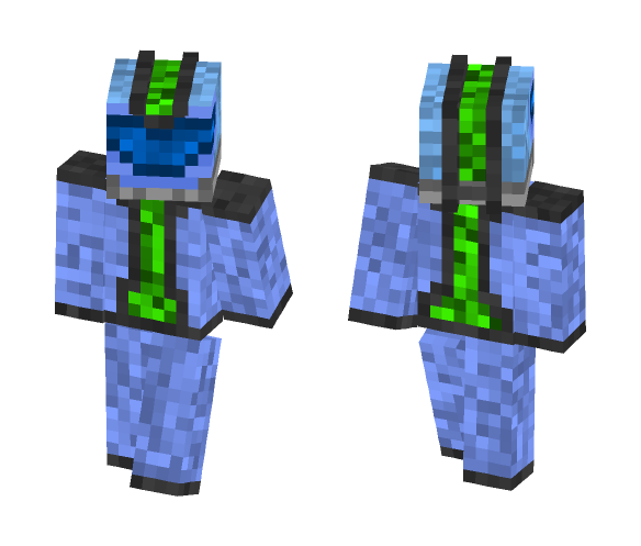 Blue Commander - Interchangeable Minecraft Skins - image 1