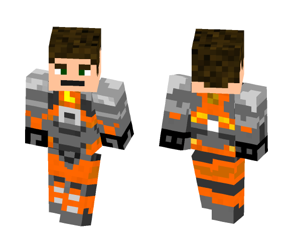 Gordon Freeman (No Glasses) - Male Minecraft Skins - image 1