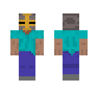 Steve with SwaggerSouls Helmet (Minecraft Monday Submission) - Male Minecraft Skins - image 2