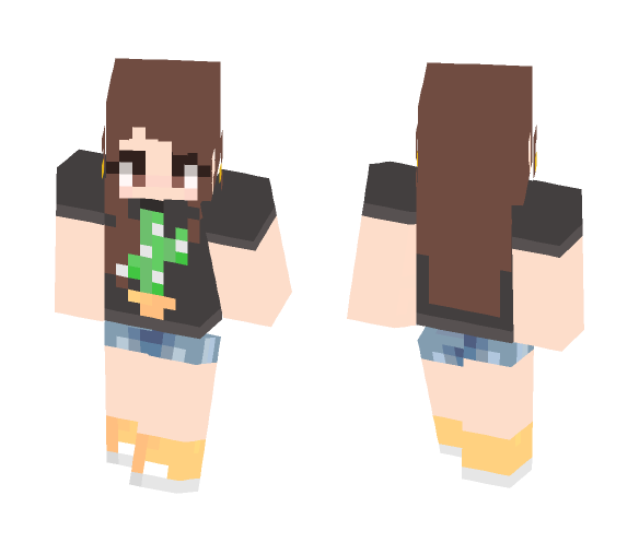 duduzinha fofa - roupa de cactus - Female Minecraft Skins - image 1
