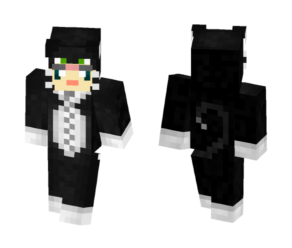 Tuxedo cat costume - Interchangeable Minecraft Skins - image 1