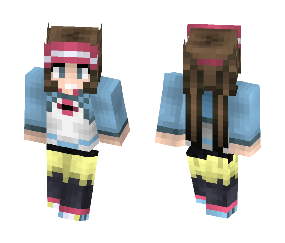 Mei (Pokemon Black and White 2) *3d hair in preview* - Female Minecraft Skins - image 1