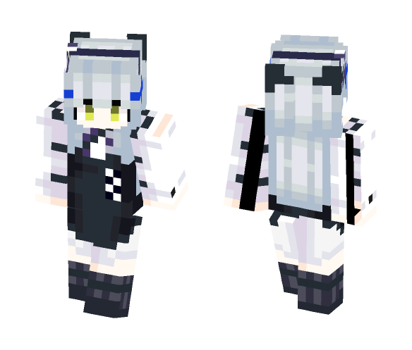 GFL (Girls' Frontline) - HK416 ("Black Cat's Gift") - Female Minecraft Skins - image 1