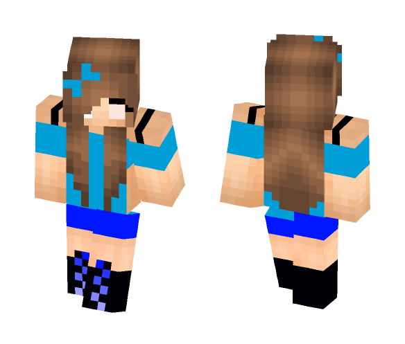 Herobrine girl - Female Minecraft Skins - image 1
