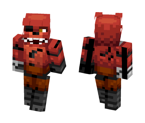 FNAF - Foxy the pirate Fox (Dismantled in desc.) - Male Minecraft Skins - image 1