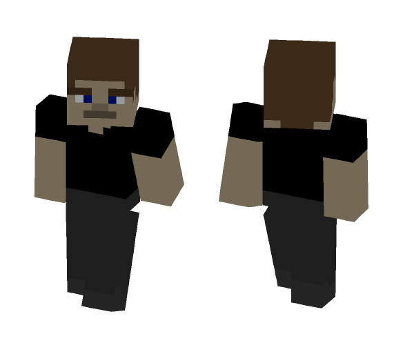 Cursed Steve - Male Minecraft Skins - image 1