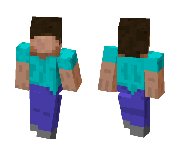 Template Steve - Male Minecraft Skins - image 1