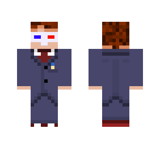The 10th Doctor (David Tennant) With 3D Glasses - Male Minecraft Skins - image 2