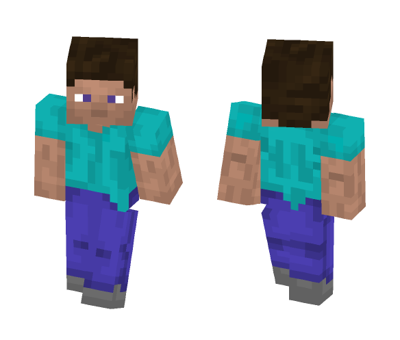 Fixed default Steve - Male Minecraft Skins - image 1