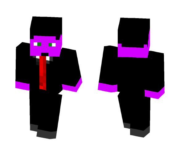 Purple Man in Suit - Male Minecraft Skins - image 1