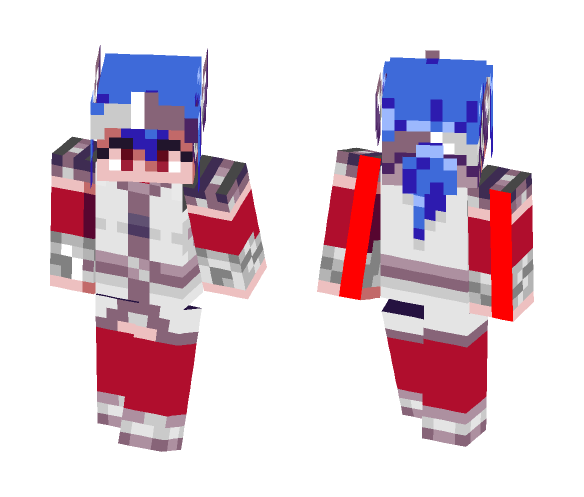 Lea - Crosscode - Female Minecraft Skins - image 1