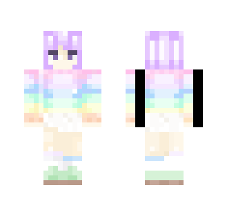 ? Rainbow Alien Sweater? - Female Minecraft Skins - image 2