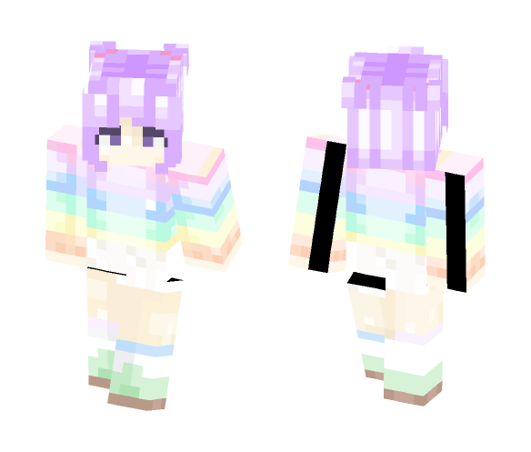 ? Rainbow Alien Sweater? - Female Minecraft Skins - image 1